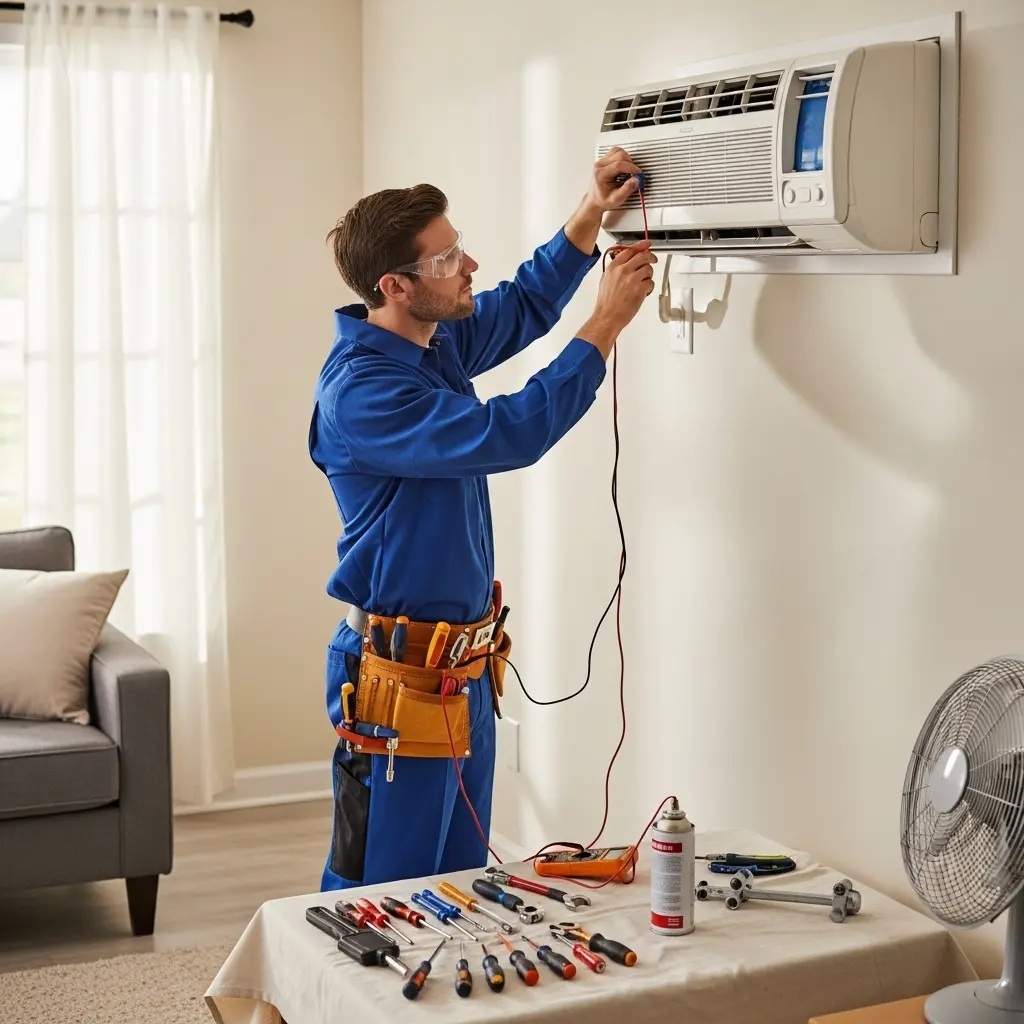 Alaşehir Sunny Sunny klima gaz dolumu ve bakım – Enerji verimliliği artırıldı. - Teknik servis örneği